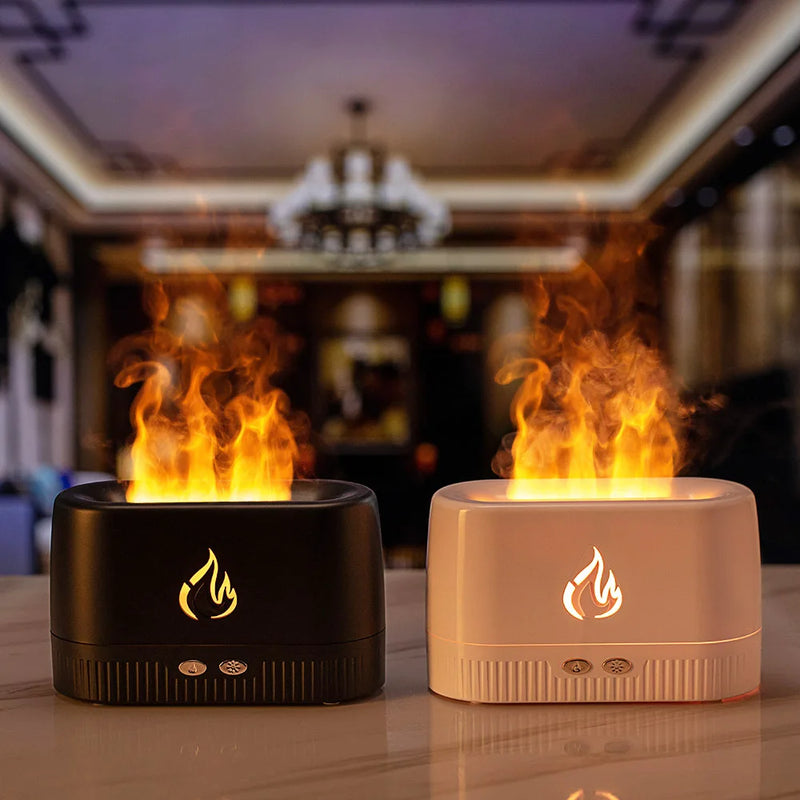 Umidificador Ambiente com Iluminação Fogo Design NOVO