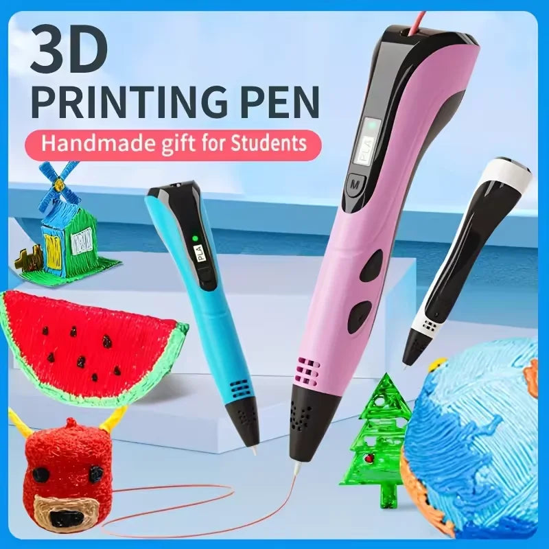 Caneta de Impressão 3D - Brinquedo Estimulante para Crianças e Adultos